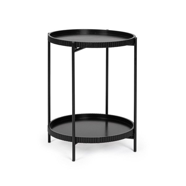 Metalowy okrągły stolik ø 42 cm Herdys – Yes Everyday