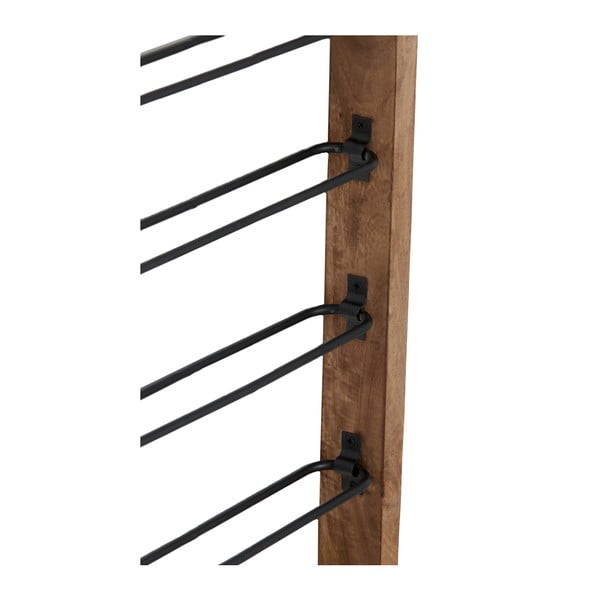 Brązowy wiszący regał na 6 butelek wina Sorrento – Light & Living-image-3