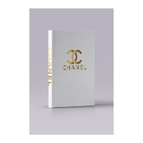 Pudełko dekoracyjne w kształcie książki Piacenza Art Chanel Blanc