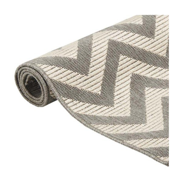 Szary wytrzymały dywan Webtapetti Zigzag, 200 x 285 cm-image-2