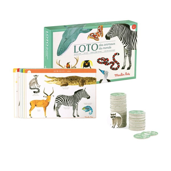 Gra planszowa Loto Zwierzęta – Moulin Roty