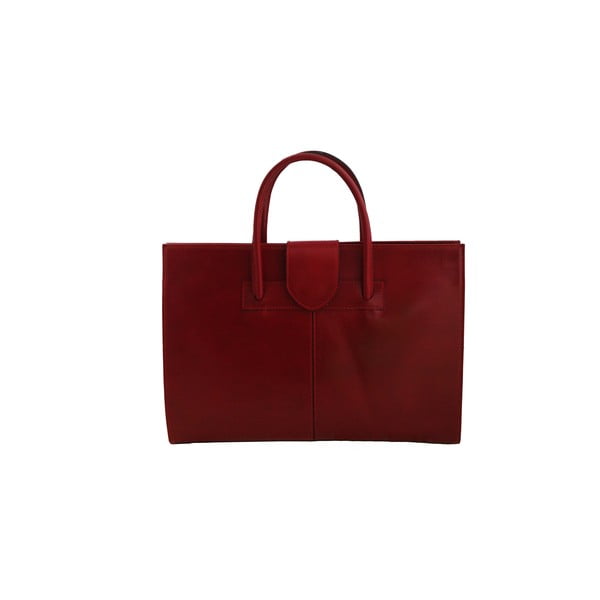 Skórzana torba Montefalco, czerwona