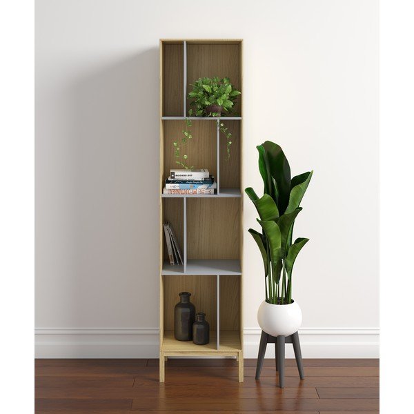 Regał z szarymi półkami Woodman AbbeyWood-image-1