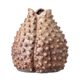 Brązowy kamionkowy wazon Bloomingville Saifaldin, wys. 19 cm