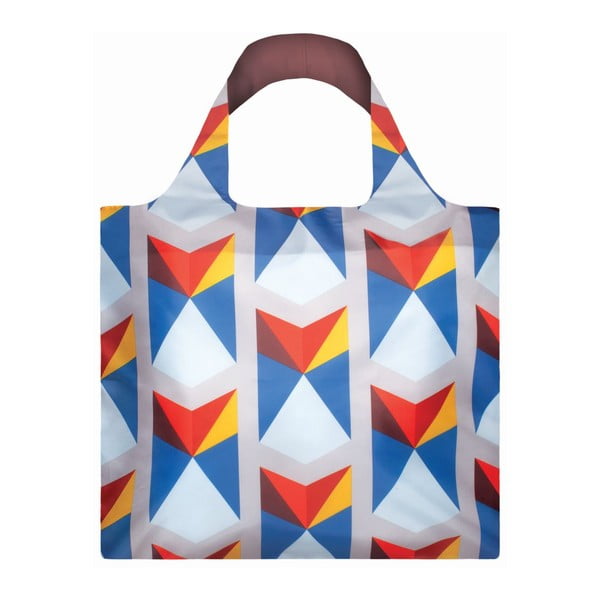 Składana torba na zakupy LOQI Triangles 