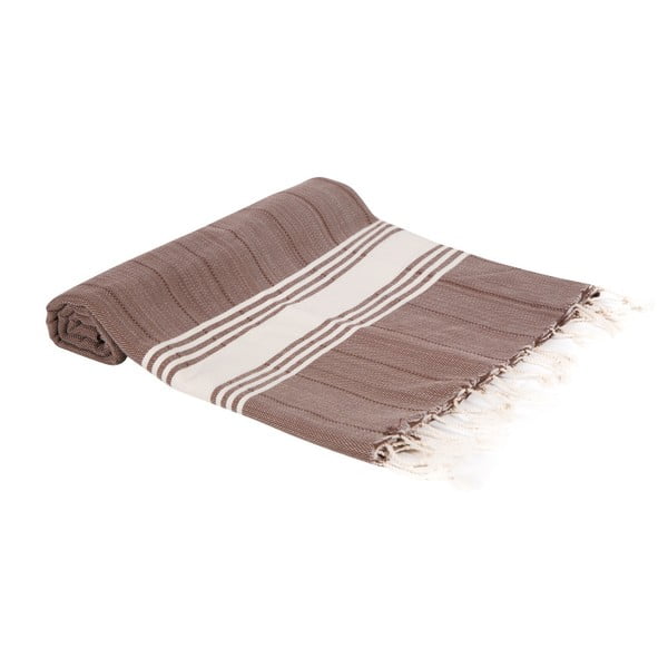 Ręcznik hammam z ręcznie tkanej bawełny ZFK Elna, 180x100 cm