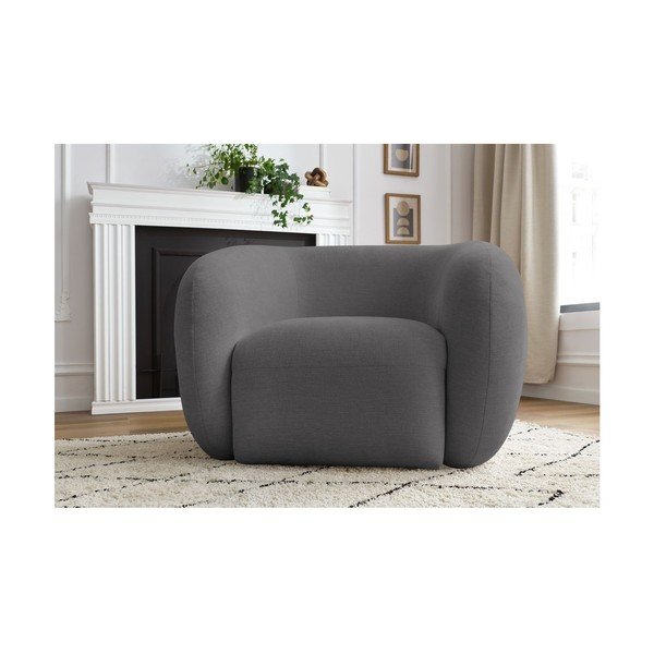 Ciemnoszary fotel Celine – Bobochic Paris-image-1