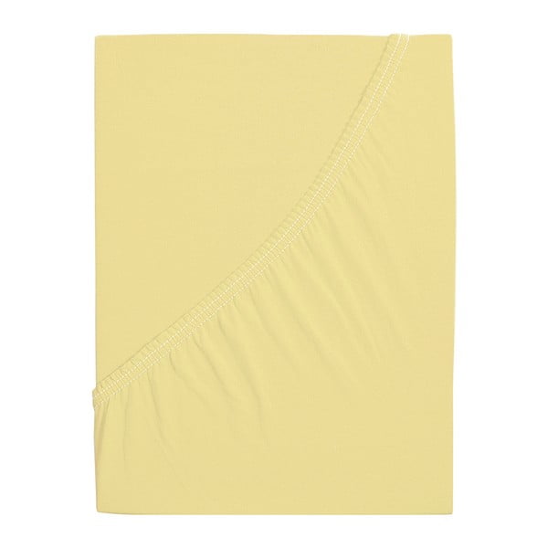 Żółte prześcieradło 160x200 cm – B.E.S.