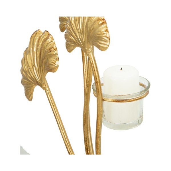 Świecznik w kolorze złota Mauro Ferretti Iris-image-3