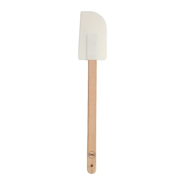 Biała szpatułka z drewna bukowego T&G Woodware Spatula