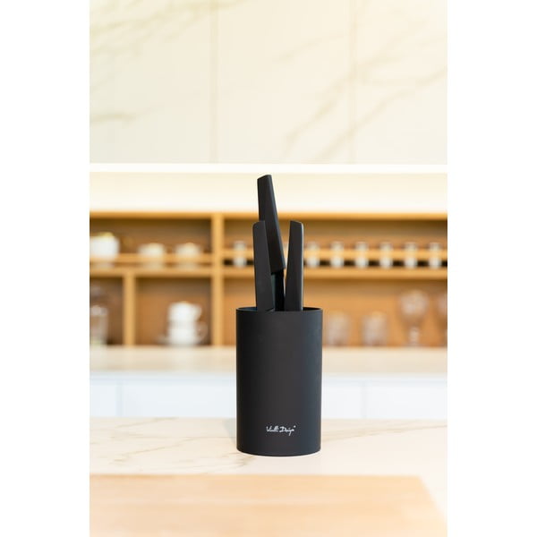 Czarny blok na noże Vialli Design Universal-image-4