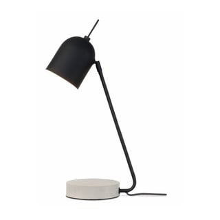 Czarna/szara lampa stołowa z metalowym kloszem (wysokość 57 cm) Madrid – it's about RoMi