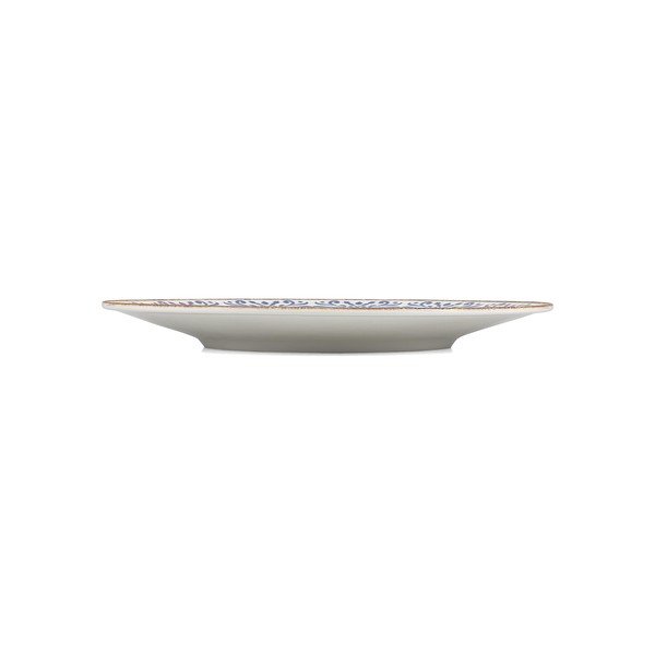 Biały/niebieski porcelanowy talerz do serwowania ø 32 cm Azul – BonBistro-image-3