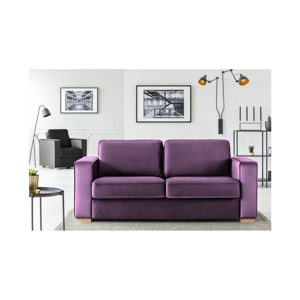 Fioletowa sofa 2-osobowa Cosmopolitan design Chicago-image-2