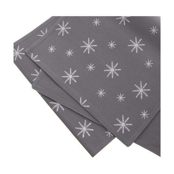 Bawełniany bieżnik ze świątecznym motywem 32x130 cm – Orion-image-2