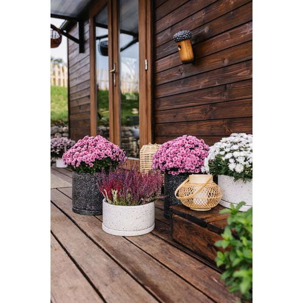 Ciemnoszara doniczka Bonami Selection Terrazzo, ø 34 cm-image-2