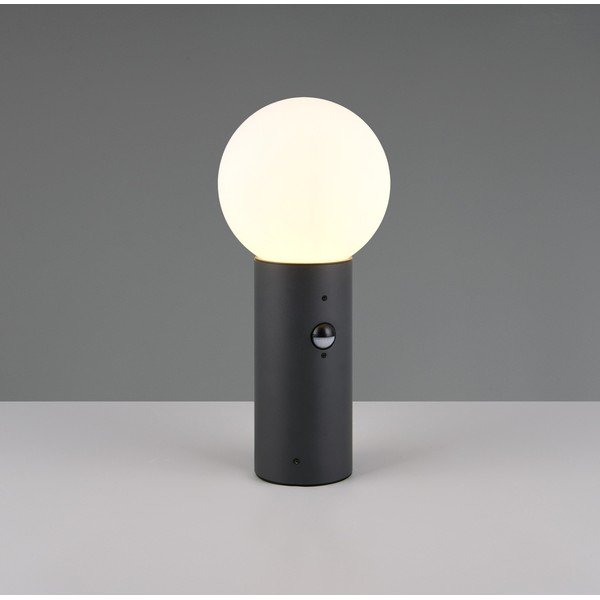 Lampa zewnętrzna typu słupek z czujnikiem ruchu ø 18 cm Mures – Trio-image-1