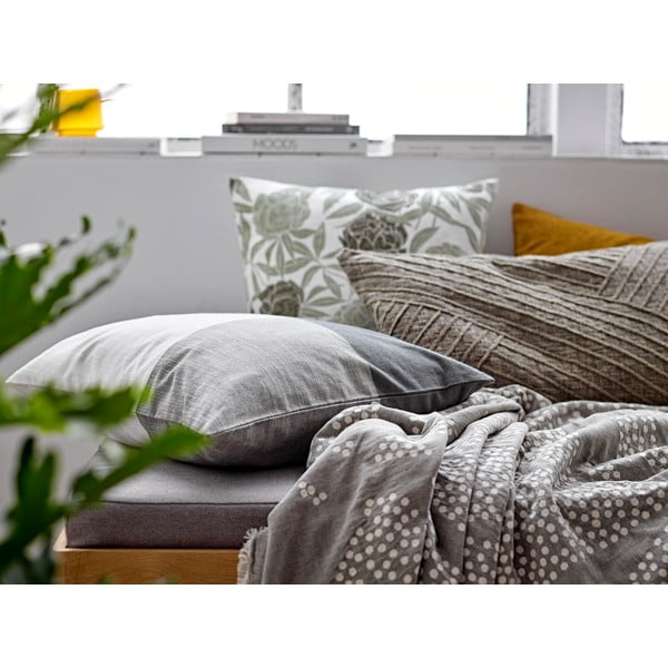 Szary bawełniany pled Södahl Maja, 130x170 cm-image-1