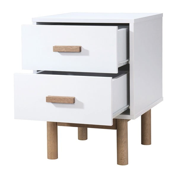 Biała szafka nocna Melanie – Støraa-image-3