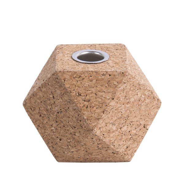 Zestaw 3 korkowych świeczników PT LIVING Cone-image-3