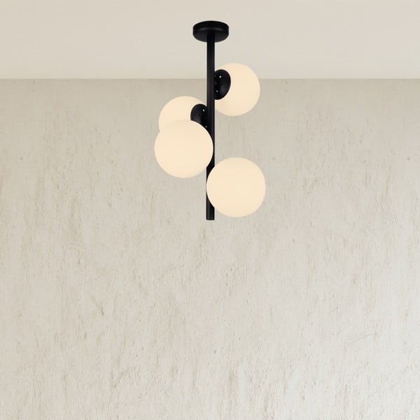 Czarna lampa wisząca Squid Lighting Owl, wys. 53 cm-image-3