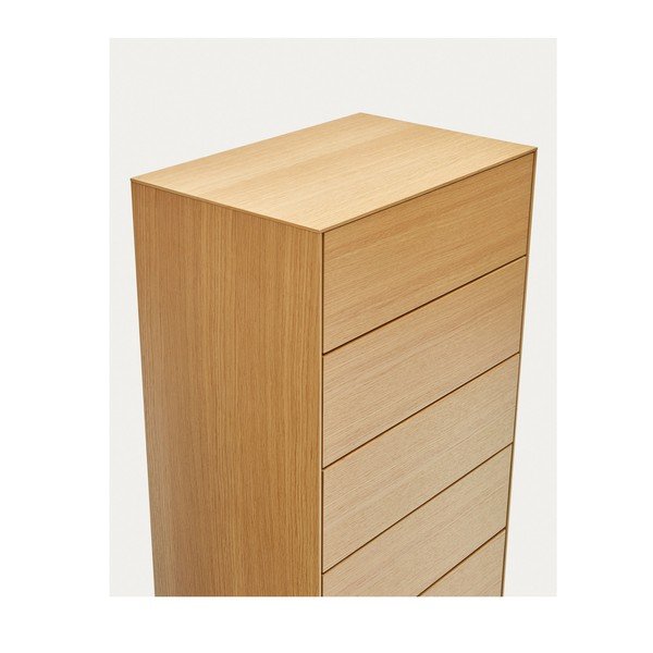 Wysoka komoda w dekorze dębu 60x114 cm Vedrana – Kave Home-image-3