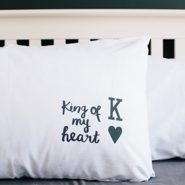 Poszewka na poduszkę King Of My Heart, 50x70 cm