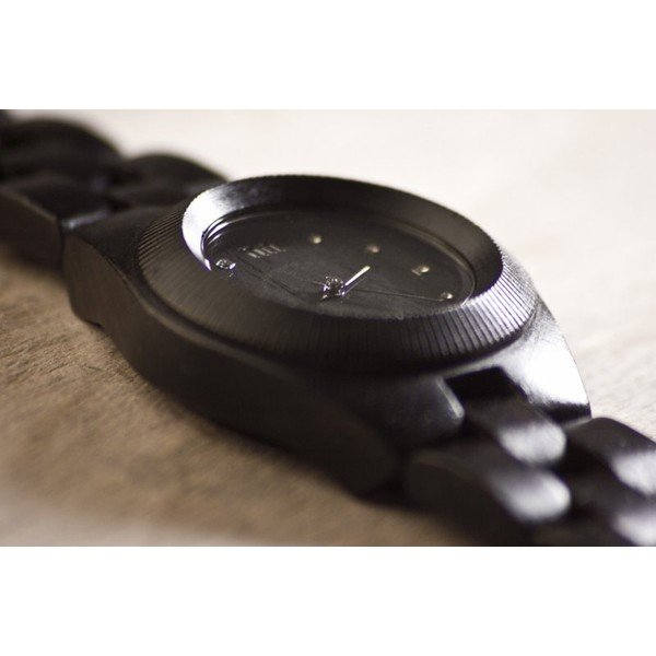 Drewniany zegarek damski Odyssey Black-image-1