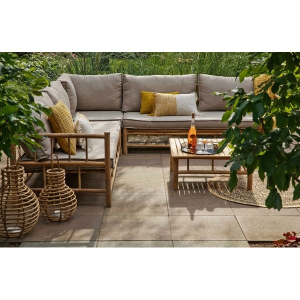 Narożny zestaw ogrodowy z bambusu Exotan-image-2