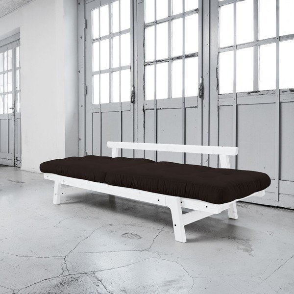 Sofa rozkładana Karup Step White/Brown-image-3