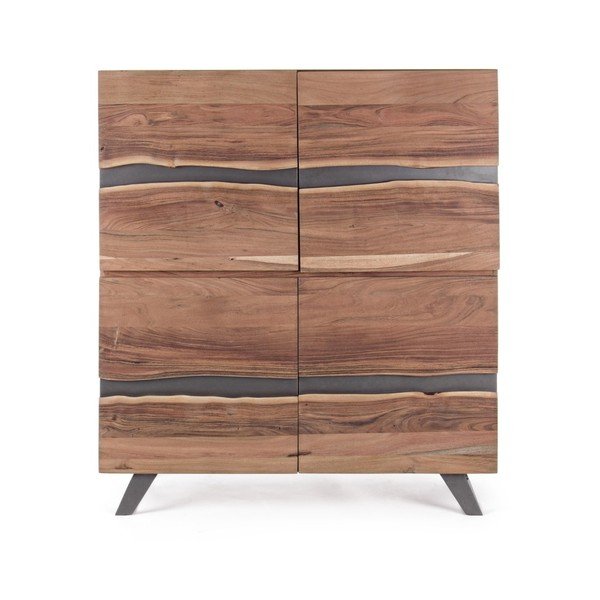 Komoda z drewna akacjowego Bizzotto Aron, szer. 118 cm-image-1