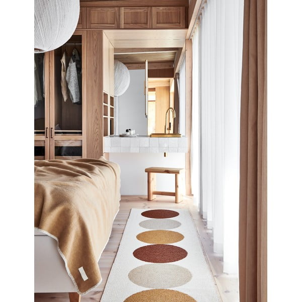 Dywan odpowiedni na zewnątrz w kolorze ochry/kremowy 70x140 cm Otto Harvest – Pappelina-image-3