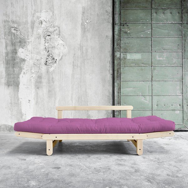 Sofa rozkładana Karup Beat Natural/Taffy Pink-image-4