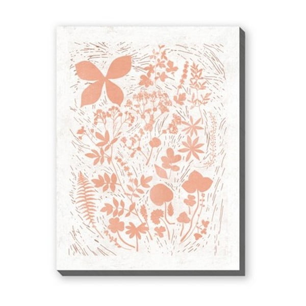 Obraz Global Art Production Linocut Field Flowers I, 30x40 cm