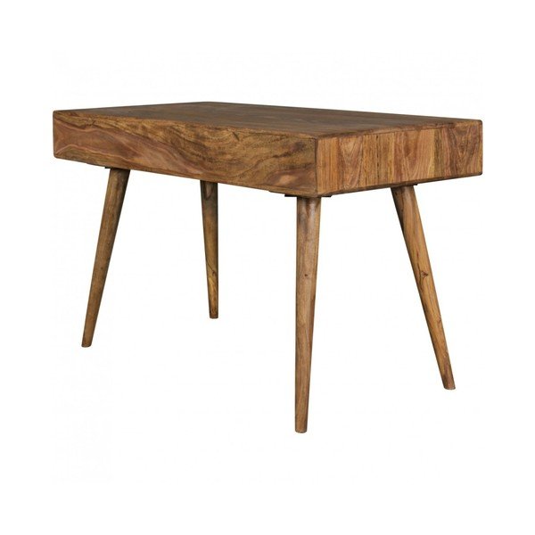 Biurko z litego drewna sheesham Skyport REPA, 117x60 cm-image-1