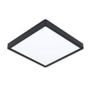 Czarna lampa sufitowa LED 28,5x28,5 cm FUEVA 5 – EGLO