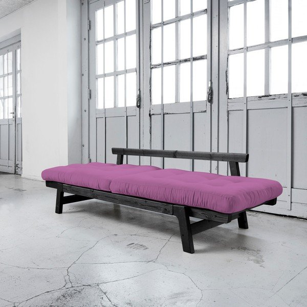 Sofa rozkładana Karup Step Black/Taffy Pink-image-2