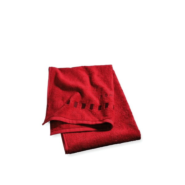 Ręcznik Esprit Solid 50x100 cm, czerwony