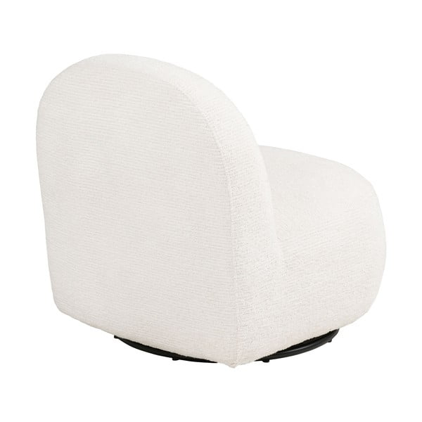 Kremowy obrotowy fotel Milo – House Nordic-image-4