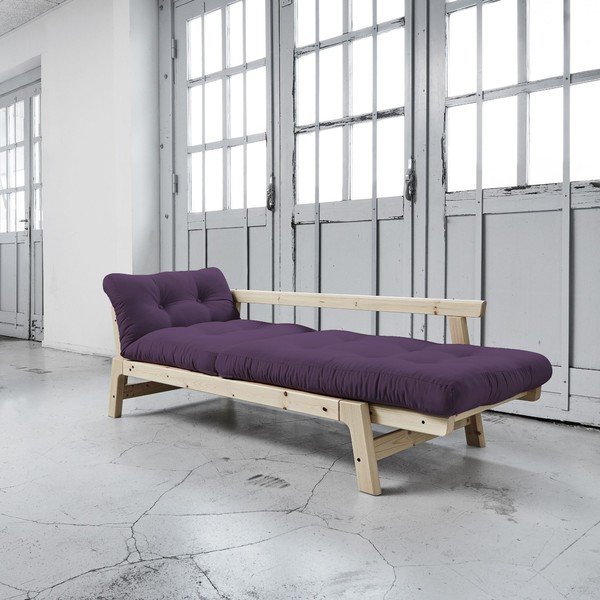 Sofa rozkładana Karup Step Natural/Purple-image-2