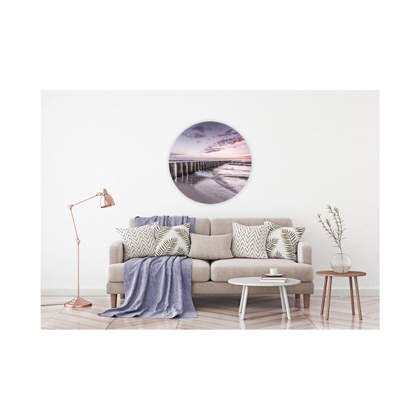 Dekoracja ścienna Styler Glasspik Ringart Sunset, ø 70 cm-image-1