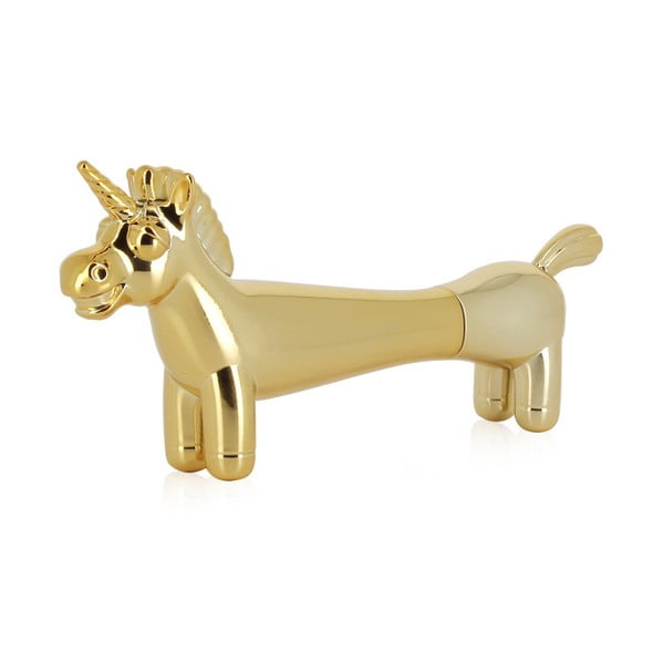 Długopis w kształcie jednorożca w złotym kolorze npw™ Pups To Go Unicorn