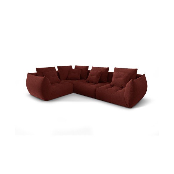 Czerwony narożnik (lewostronny/w kształcie litery L) Bloom – Micadoni Home-image-2