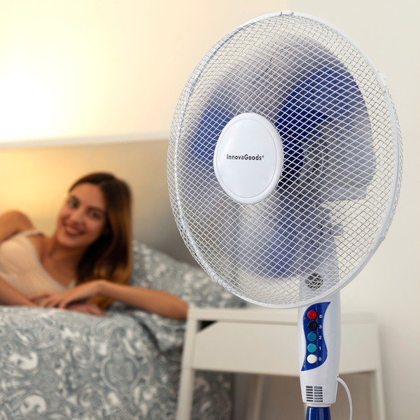 Biały wentylator InnovaGoods, ø 40 cm-image-4