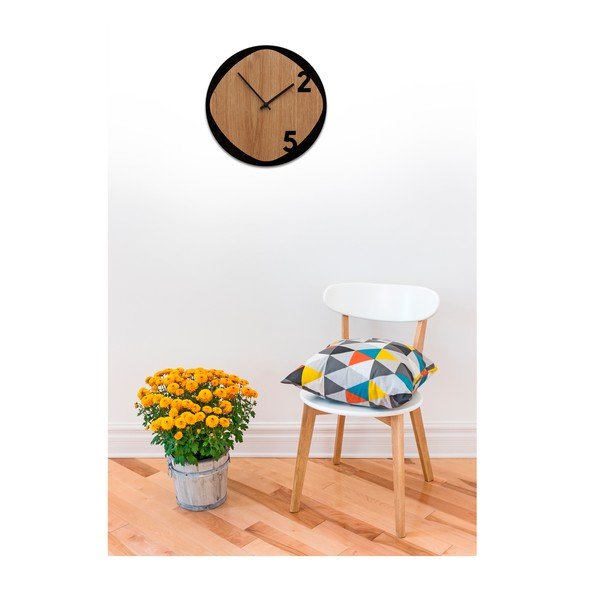 Zegar Clock25 Wood&Black-image-3