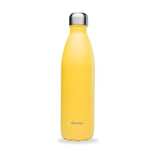 Żółta butelka podróżna ze stali nierdzewnej 750 ml Pop – Qwetch