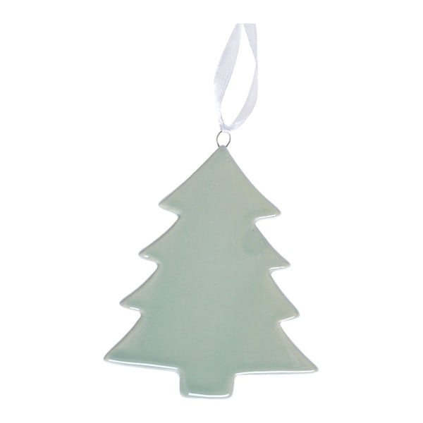 Zielona wisząca choinka ceramiczna Ewax Christmas Tree