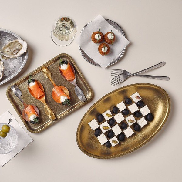 Łyżeczki deserowe zestaw 6 szt. w kolorze srebra Serve – BonBistro-image-1