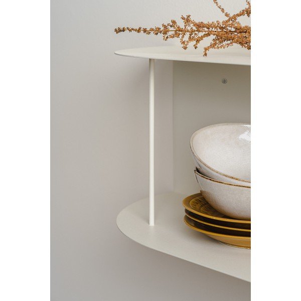 Czarna wielopoziomowa metalowa półka 80 cm Lina – noo.ma-image-3