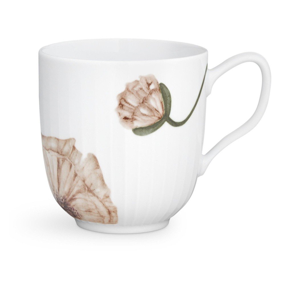 Biały porcelanowy kubek Kähler Design Hammershøi Poppy, 330 ml